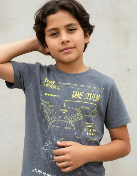 Blusa cinza FUZARKA  videogame