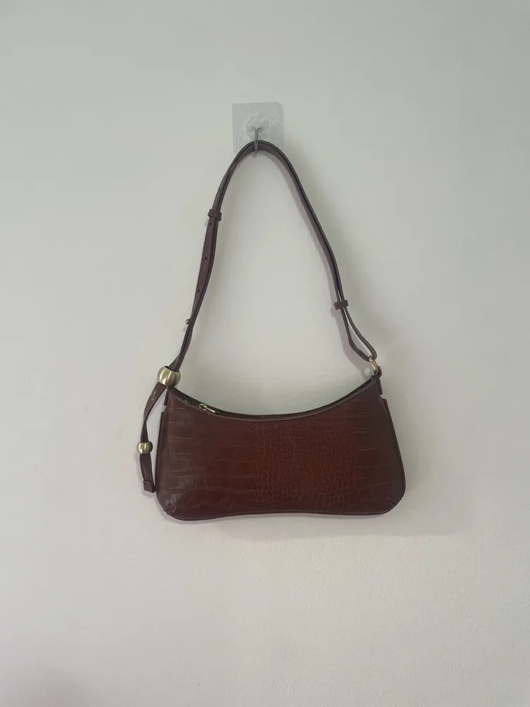 bolsa feminina satinato marrom