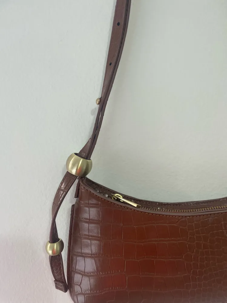 bolsa feminina satinato marrom
