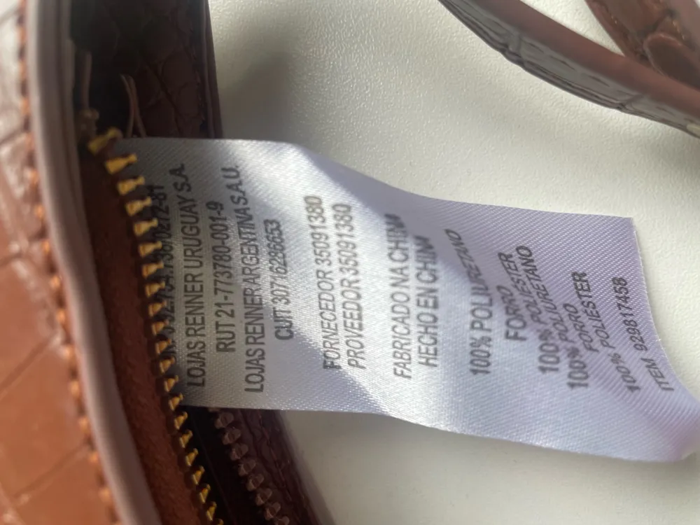 bolsa feminina satinato marrom