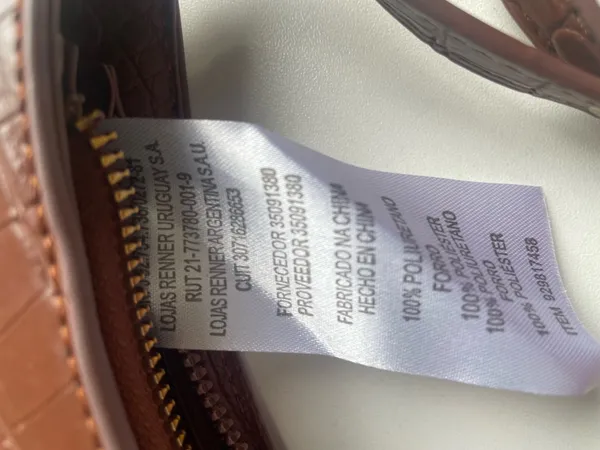 bolsa feminina satinato marrom