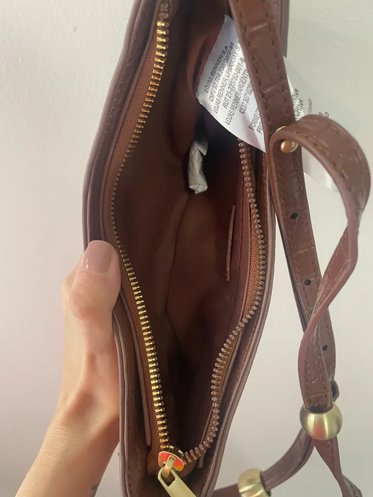 bolsa feminina satinato marrom