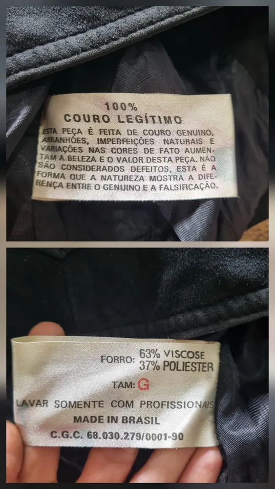 jaqueta víntage nobuck M