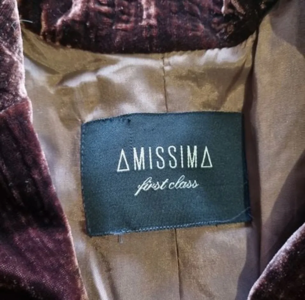 blazer veludo molhado amissima P