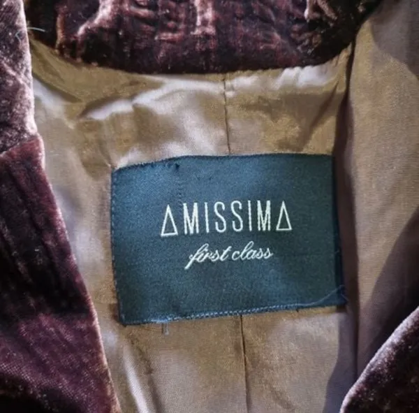 blazer veludo molhado amissima P