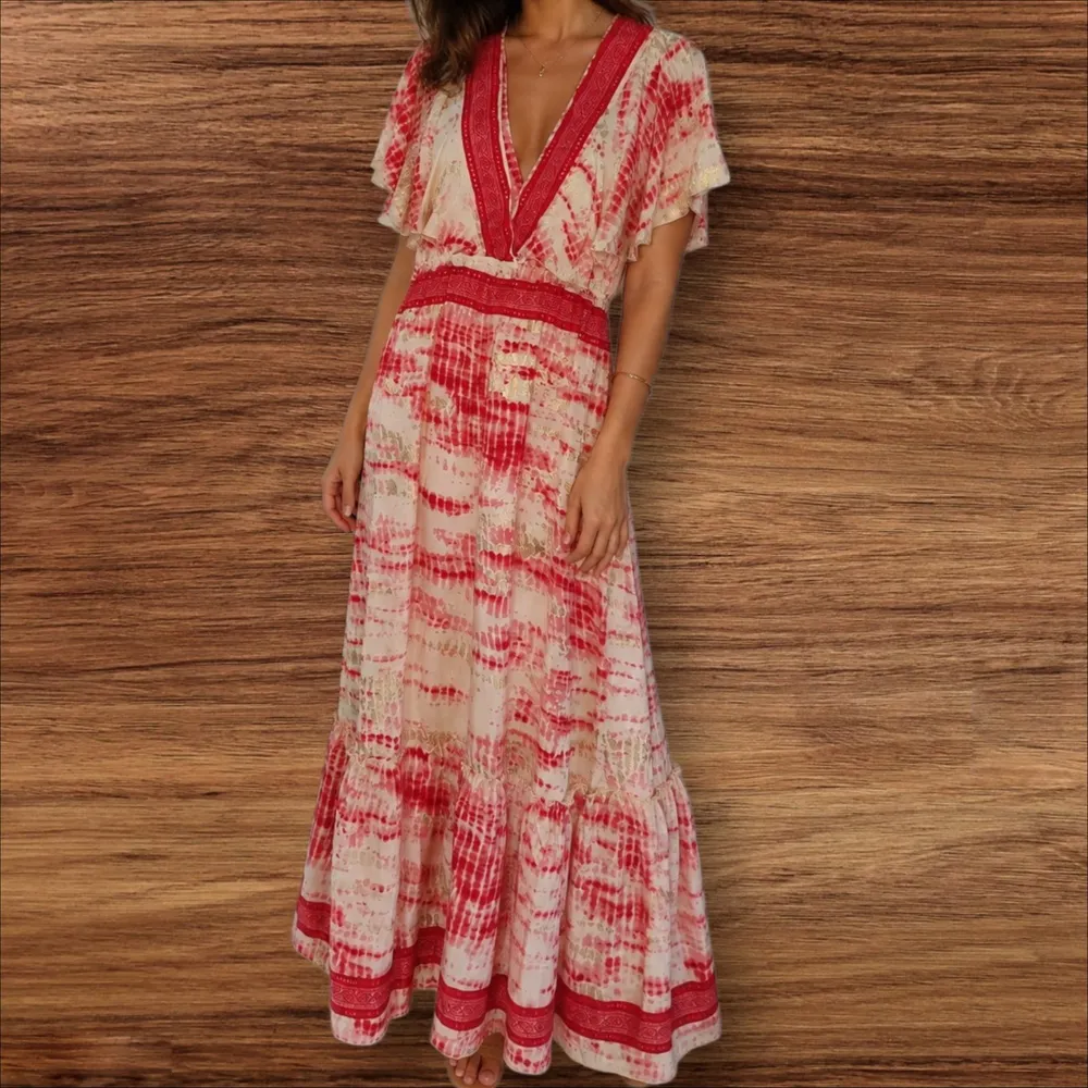 vestido seda indiano novo