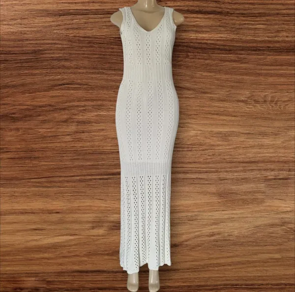 vestido tricô farm P