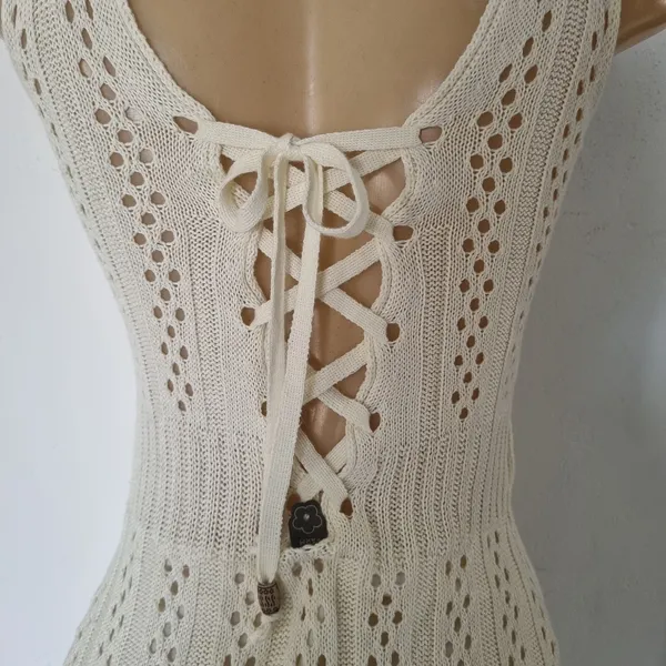 vestido tricô farm P