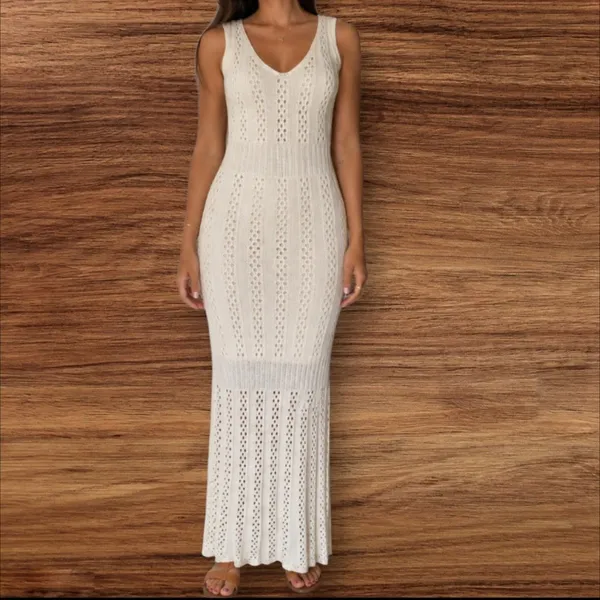 vestido tricô farm P