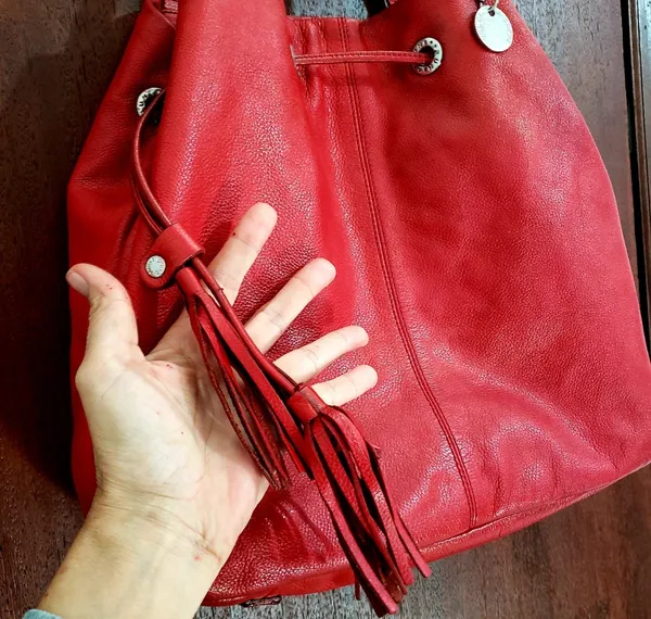 bolsa em couro legítimo