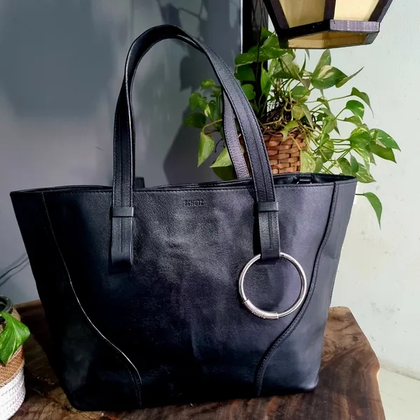 bolsa tote couro legítimo schutz