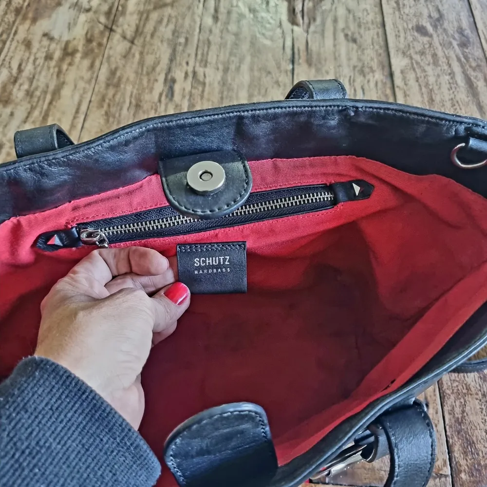 bolsa tote couro legítimo schutz