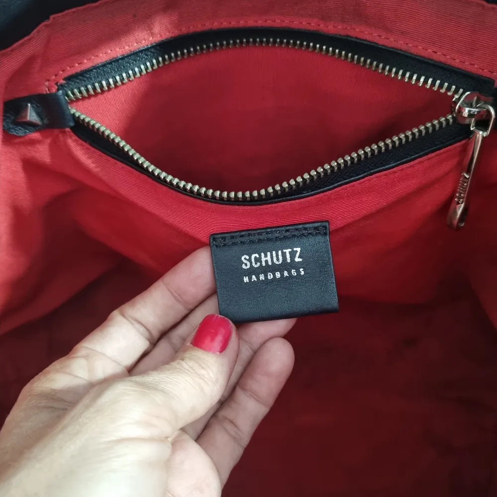 bolsa tote couro legítimo schutz