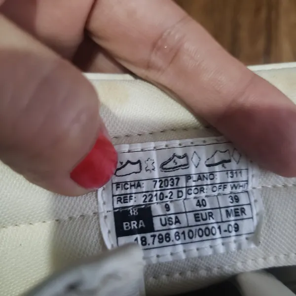 coturno off white 37