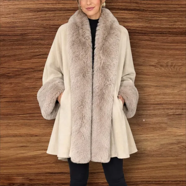 poncho le lis blanc novo