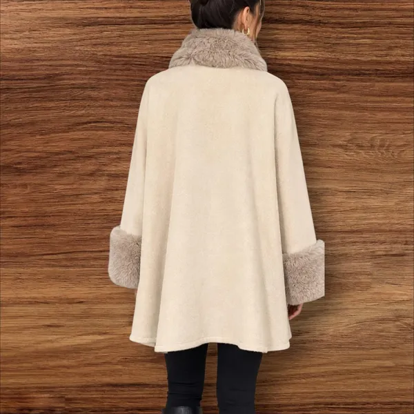 poncho le lis blanc novo