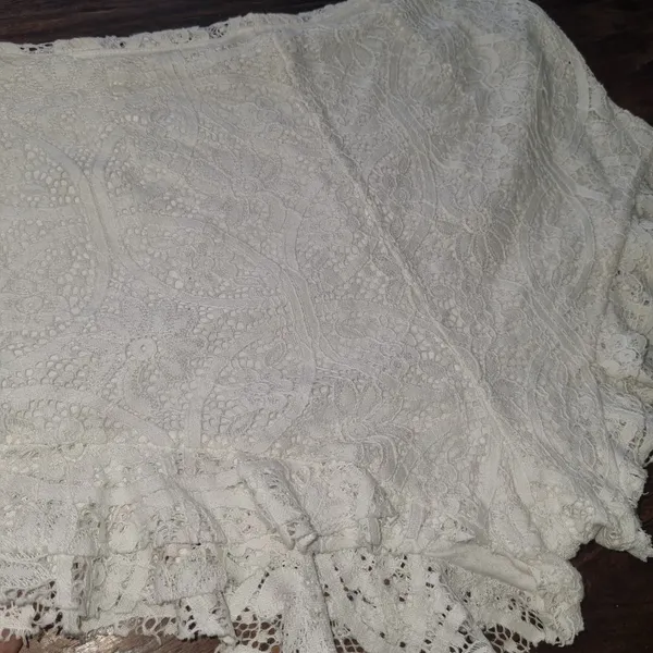 shorts em renda zara 38