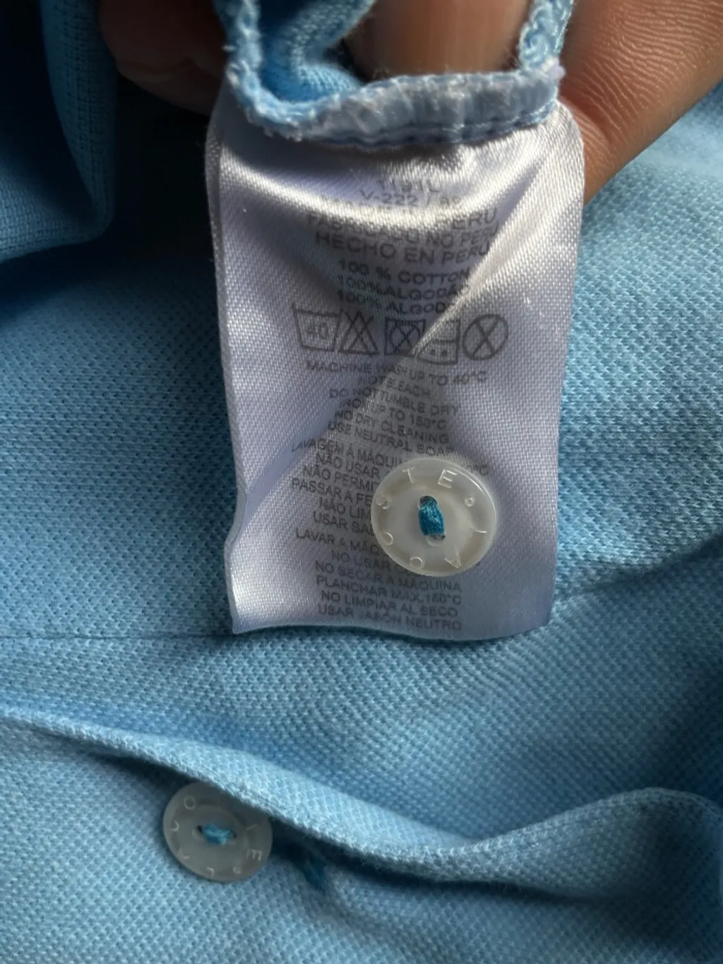 polo masculina lacoste tam m