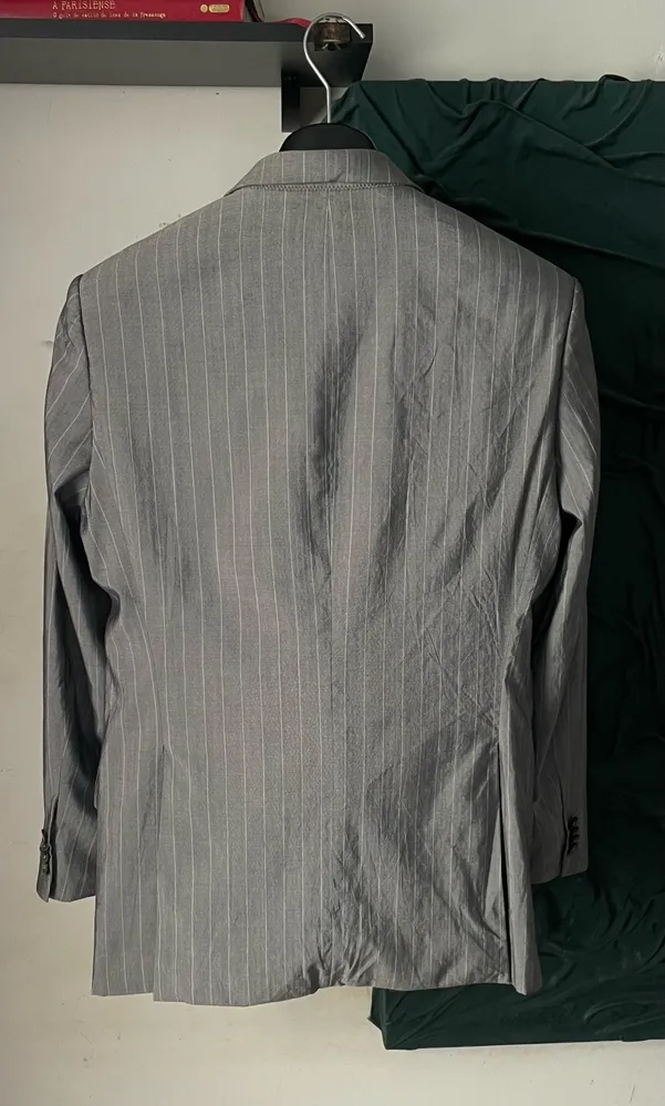 costume terno Hugo Boss lã virge e seda tam 48