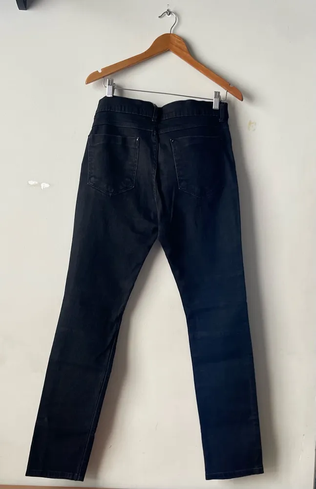 calça jeans preta pool jens skinny tam 40