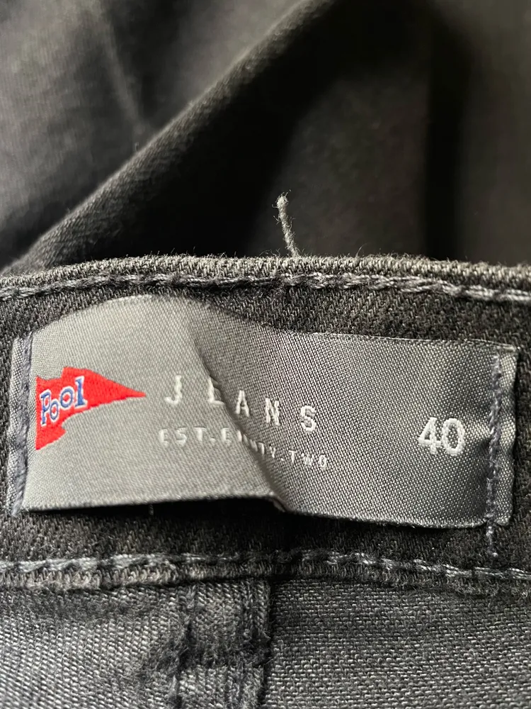 calça jeans preta pool jens skinny tam 40