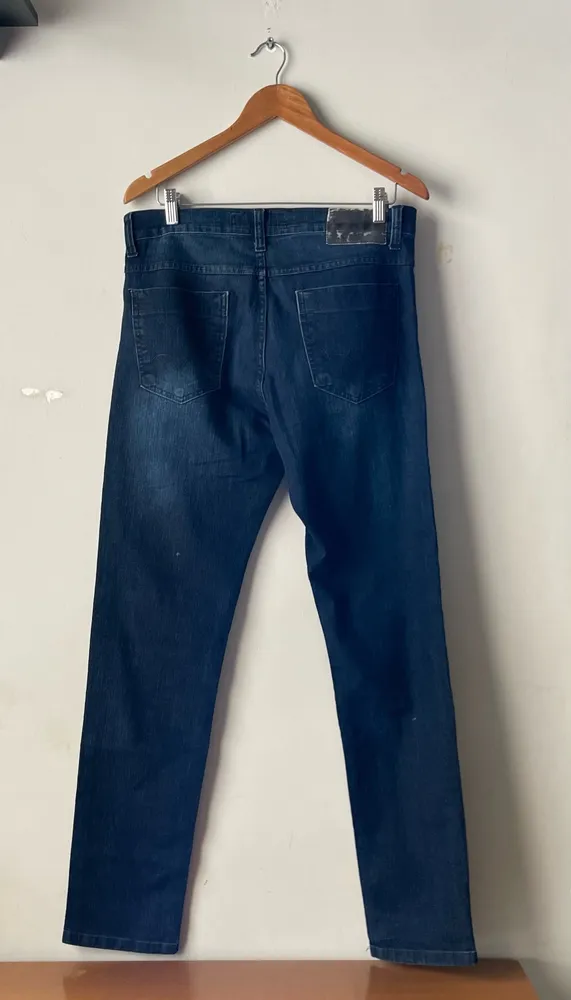 calça jens vitor maciel azul escuro tam 40
