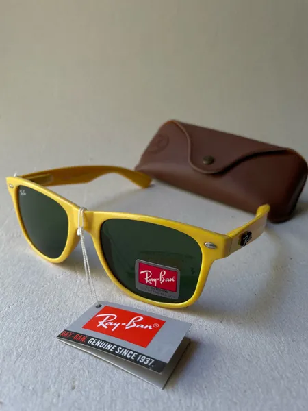 oculos rayban wayfarer amarelo