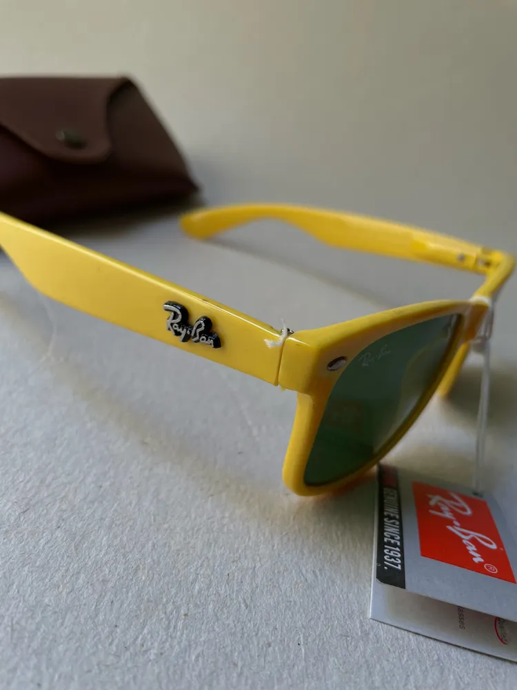 oculos rayban wayfarer amarelo