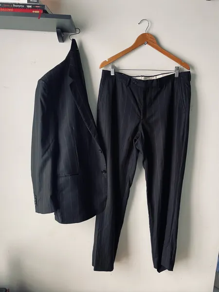 Terno costume de lã fria Ricci & Colella tam 52