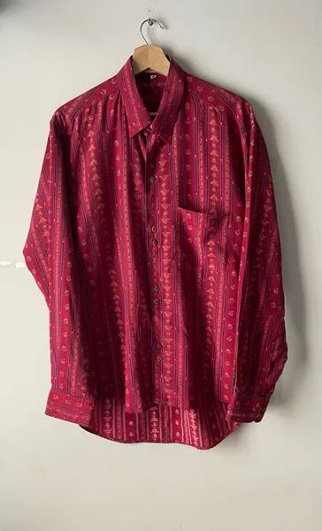 Camisa vintage estilo Agostinho carrara tam M
