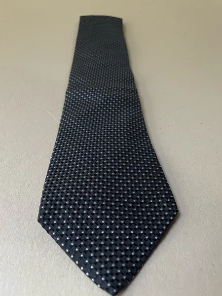 gravata tradicional da marca Harrys seda pura azul