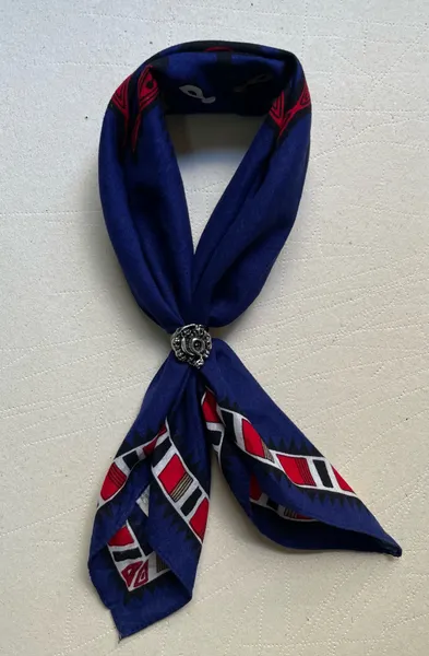lenço bandana da disney azul com estampa