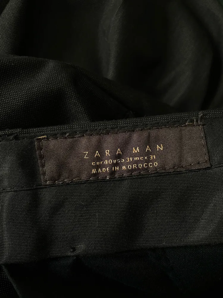 calça social Zara man preta tam 38