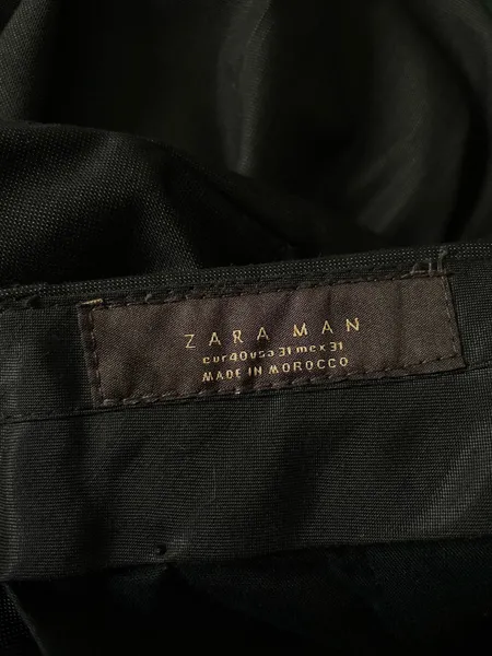 calça social Zara man preta tam 38