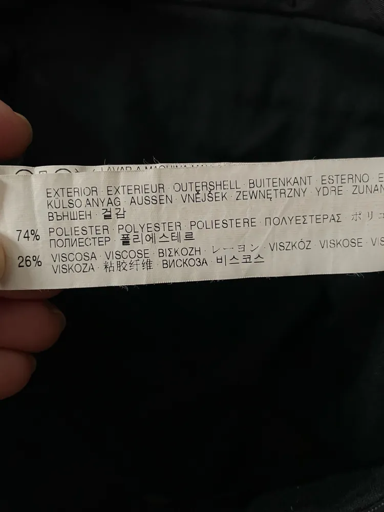 calça social Zara man preta tam 38