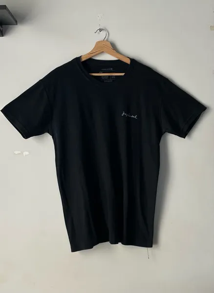 camiseta preta da osklen brasilian soul tam gg