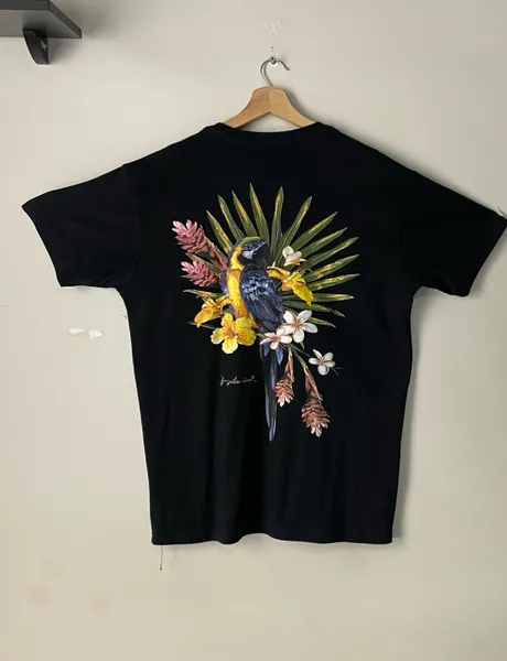 camiseta preta da osklen brasilian soul tam gg