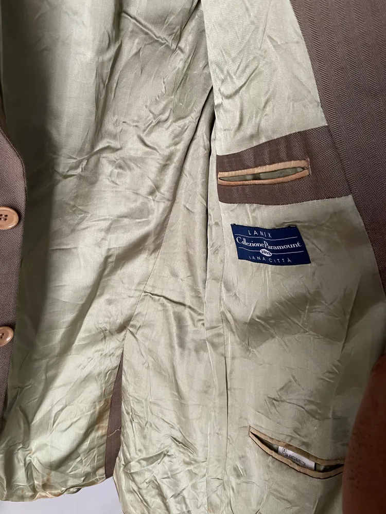 blazer da marca via veneto marrom claro tam 50m