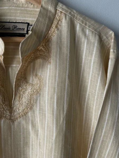 camisa estilo bata em linho tam xxl