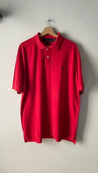Polo da marca Ralph Lauren vermelha tam XXL
