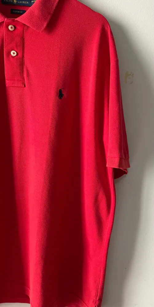 Polo da marca Ralph Lauren vermelha tam XXL