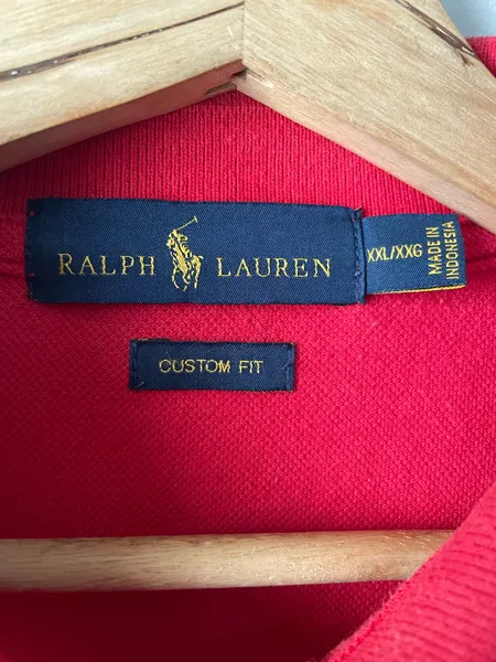 Polo da marca Ralph Lauren vermelha tam XXL
