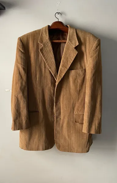 blazer veludo cotele pierre cardin tam 52