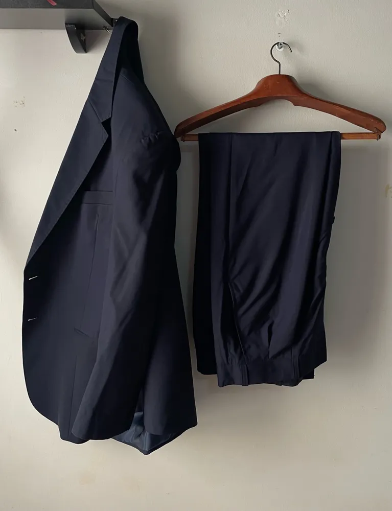 costume terno azul marinho tam 50