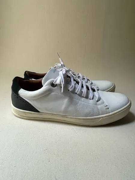 Tenis maaculino Aramis couro legitimo branco tam 41