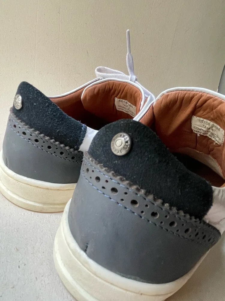 Tenis maaculino Aramis couro legitimo branco tam 41