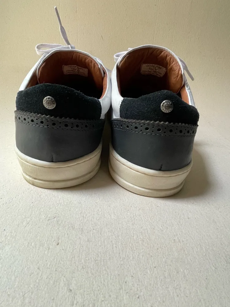 Tenis maaculino Aramis couro legitimo branco tam 41