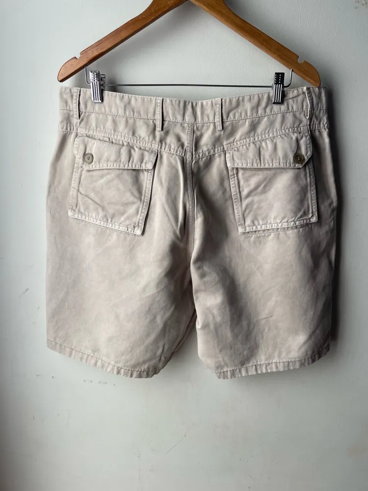 Bermuda da grife Zegna linho misto tam 46