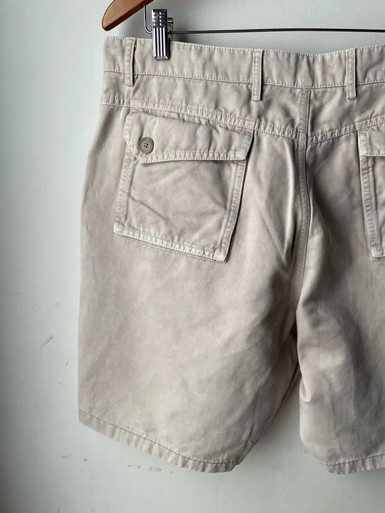 Bermuda da grife Zegna linho misto tam 46