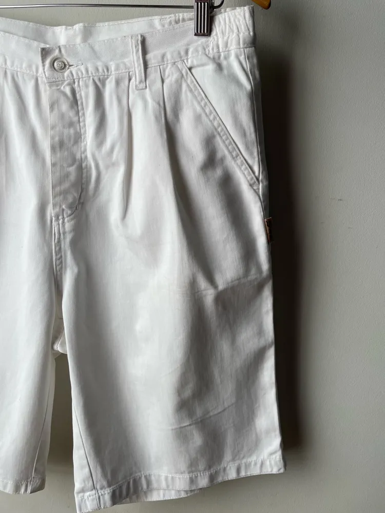 bermuda vintage sarja branca tam m